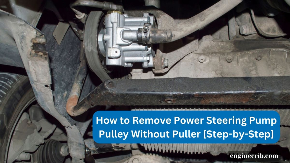 How to Remove Power Steering Pump Pulley Without Puller