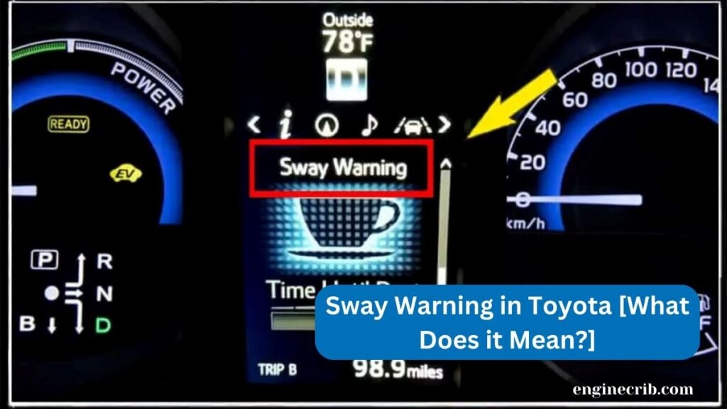 Sway Warning in Toyota