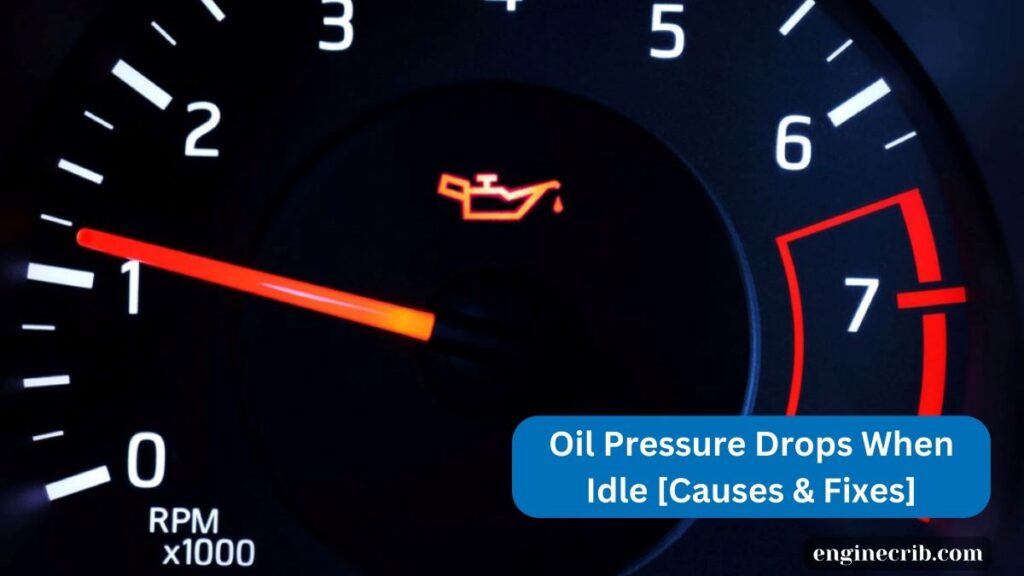 car oil pressure drops
