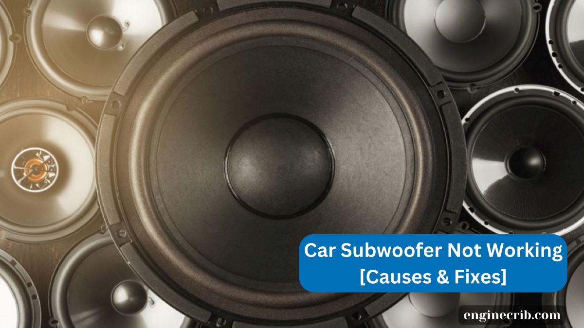 Car Subwoofer Not Working