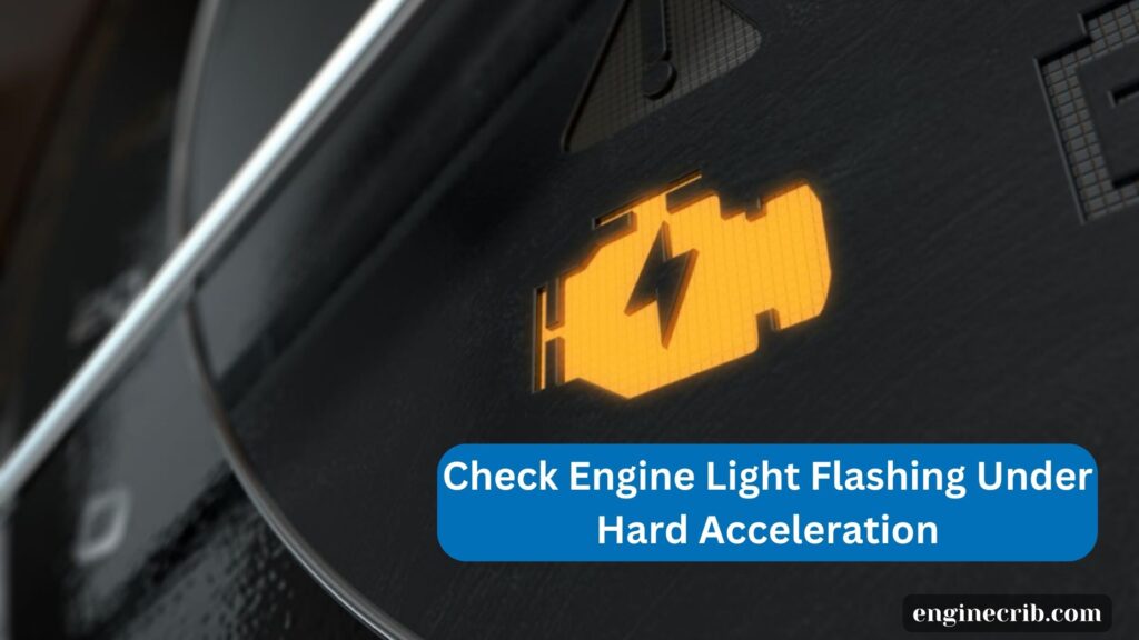 Check Engine Light Flashing Under Hard Acceleration