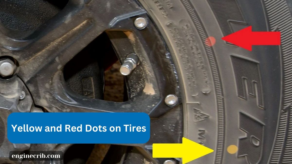 Yellow and Red Dots on Tires